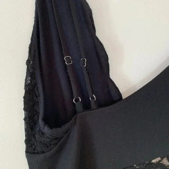 Free People Lower Eastside Lace Dress Black Size XS - Picture 8 of 11